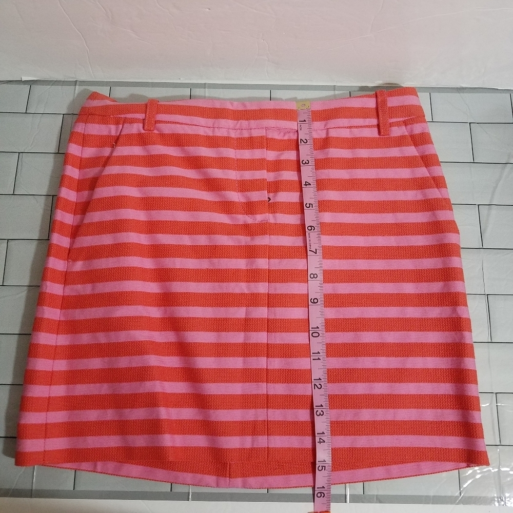 J. Crew Stripe Mini Skirt Size 0 Summer 13 - Picture 11 of 12